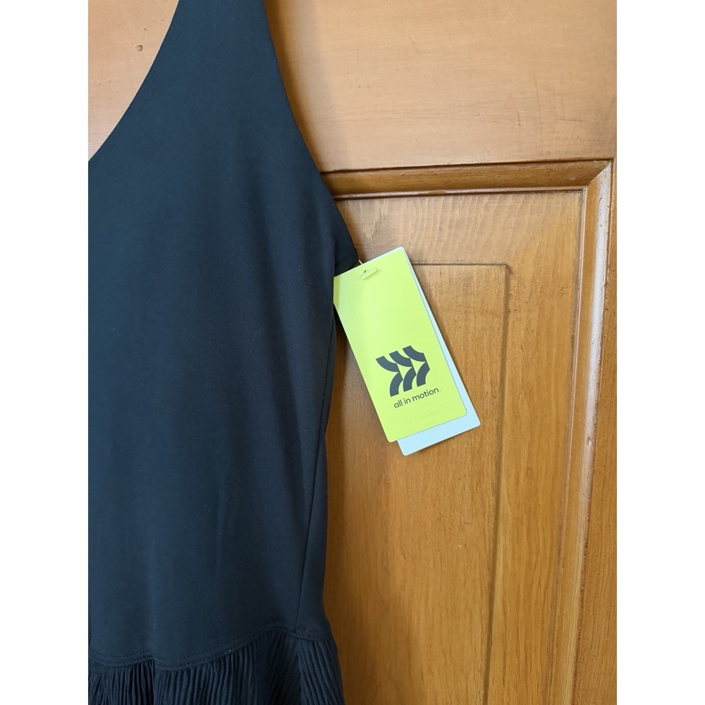 Women's All in Motion Black Active Dress Size Small NWT Built In Shorts - Picture 2 of 7